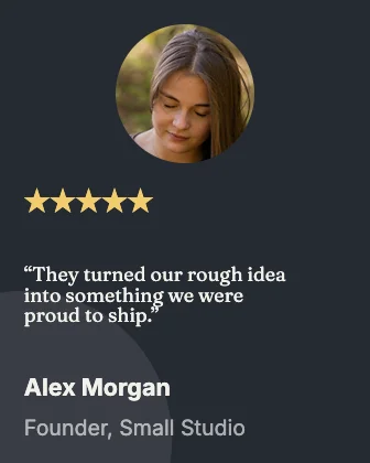 Customer quote · Ink dark