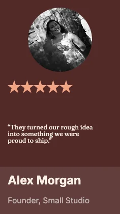 Customer quote · Clay dark