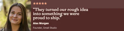 Customer quote · Clay dark
