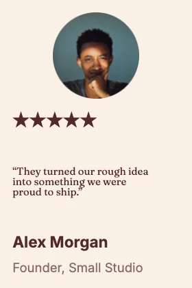 Customer quote · Clay