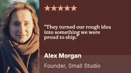 Customer quote · Clay dark
