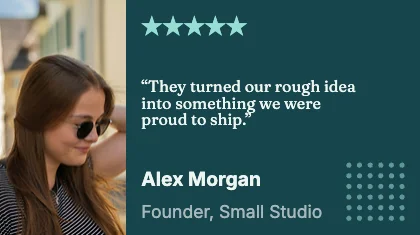 Customer quote · Lagoon dark