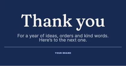 Thank you · Cobalt dark