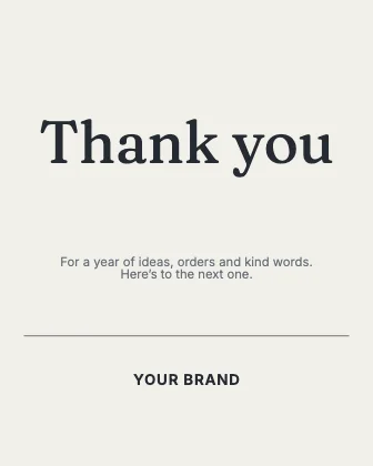 Thank you · Ink