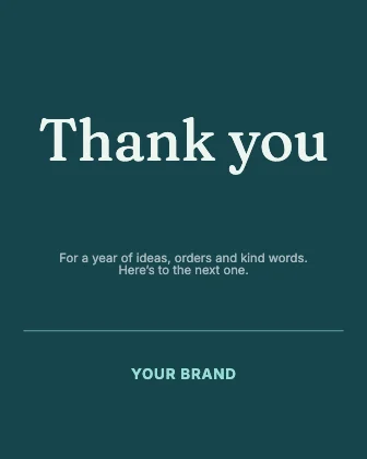 Thank you · Lagoon dark