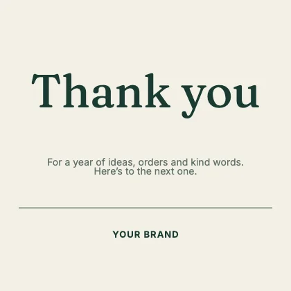 Thank you · Forest