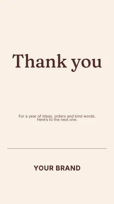 Thank you · Clay