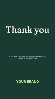 Thank you · Forest dark