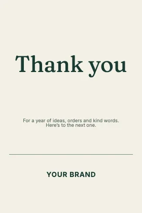 Thank you · Forest