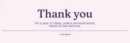 Thank you · Plum