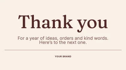 Thank you · Clay