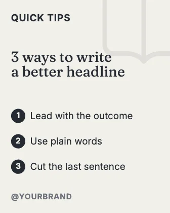 Three tips · Ink