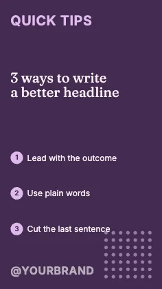 Three tips · Plum dark