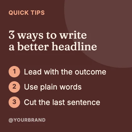 Three tips · Clay dark