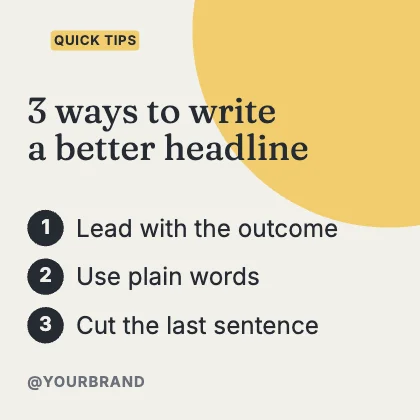 Three tips · Ink