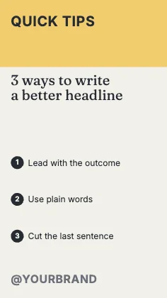 Three tips · Ink