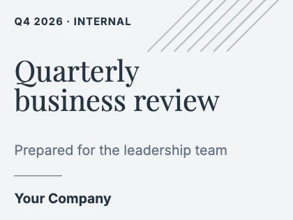 Title slide · Slate · Editorial