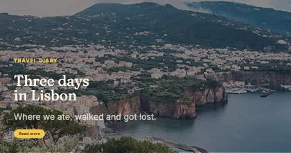 Travel story · Mustard dark