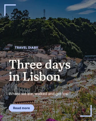 Travel story · Cobalt dark