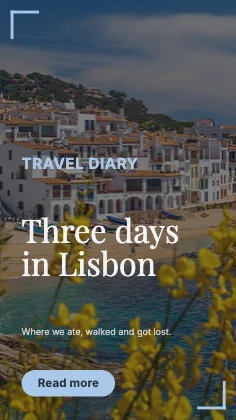 Travel story · Slate dark · Editorial