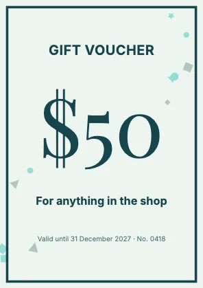 Gift voucher · Lagoon · Editorial