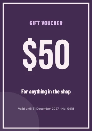 Gift voucher · Plum dark · Poster