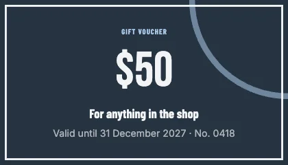 Gift voucher · Slate dark · Poster