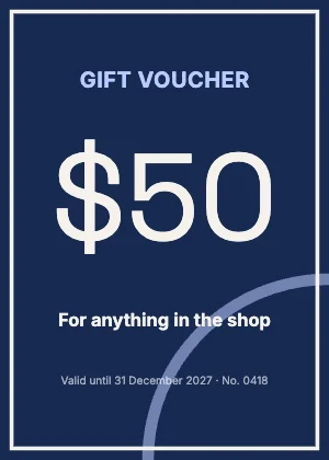 Gift voucher · Cobalt dark · Grotesk