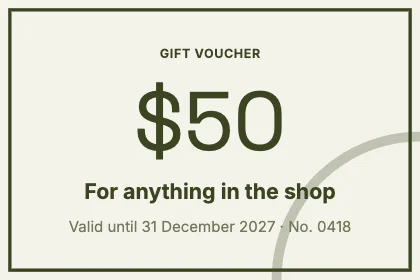 Gift voucher · Olive · Grotesk