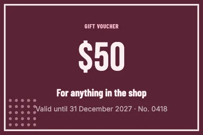 Gift voucher · Rose dark · Poster