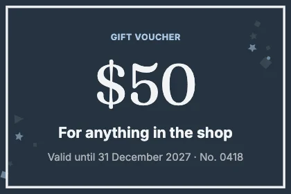 Gift voucher · Slate dark