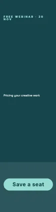 Webinar banner · Lagoon dark · Grotesk