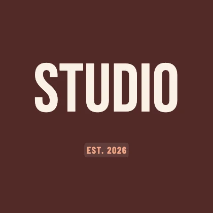 Wordmark · Clay dark · Poster