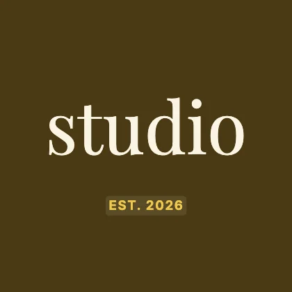 Wordmark · Mustard dark · Editorial