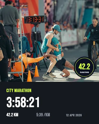 Finisher photo · Instagram Portrait