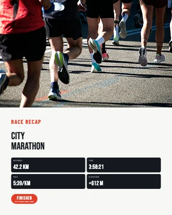Race recap · Instagram Portrait