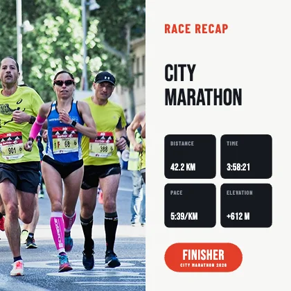 Race recap · Instagram Post
